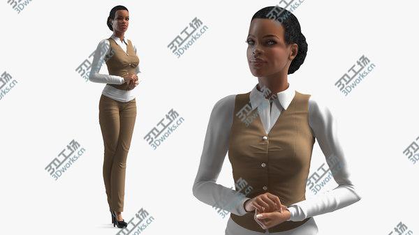 images/goods_img/20210312/3D Light Skin Business Style Woman Rigged/1.jpg